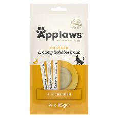 Applaws Chicken Creamy Lickable Treat pochúťka pre mačky 4 x 15 g