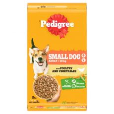 Pedigree Adult Small Dog s hydinou a zeleninou 2 kg