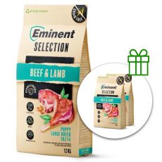 Eminent Selection Puppy Large Breed Beef & Lamb 12+4 kg ZADARMO