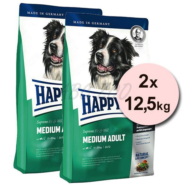happy dog supreme fit & well medium adult