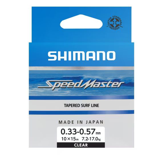 Shimano Speedmaster Surf Taper ld 10x15m 0.33-0.57mm Clear