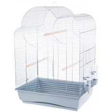 Klietka pre papagaje ELIZA - chrom - 54 x 39 x 76 cm