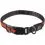 Dog Fantasy USB LED Nylonov&yacute; svietiaci obojok S-M oranžov&yacute; 35-50 cm