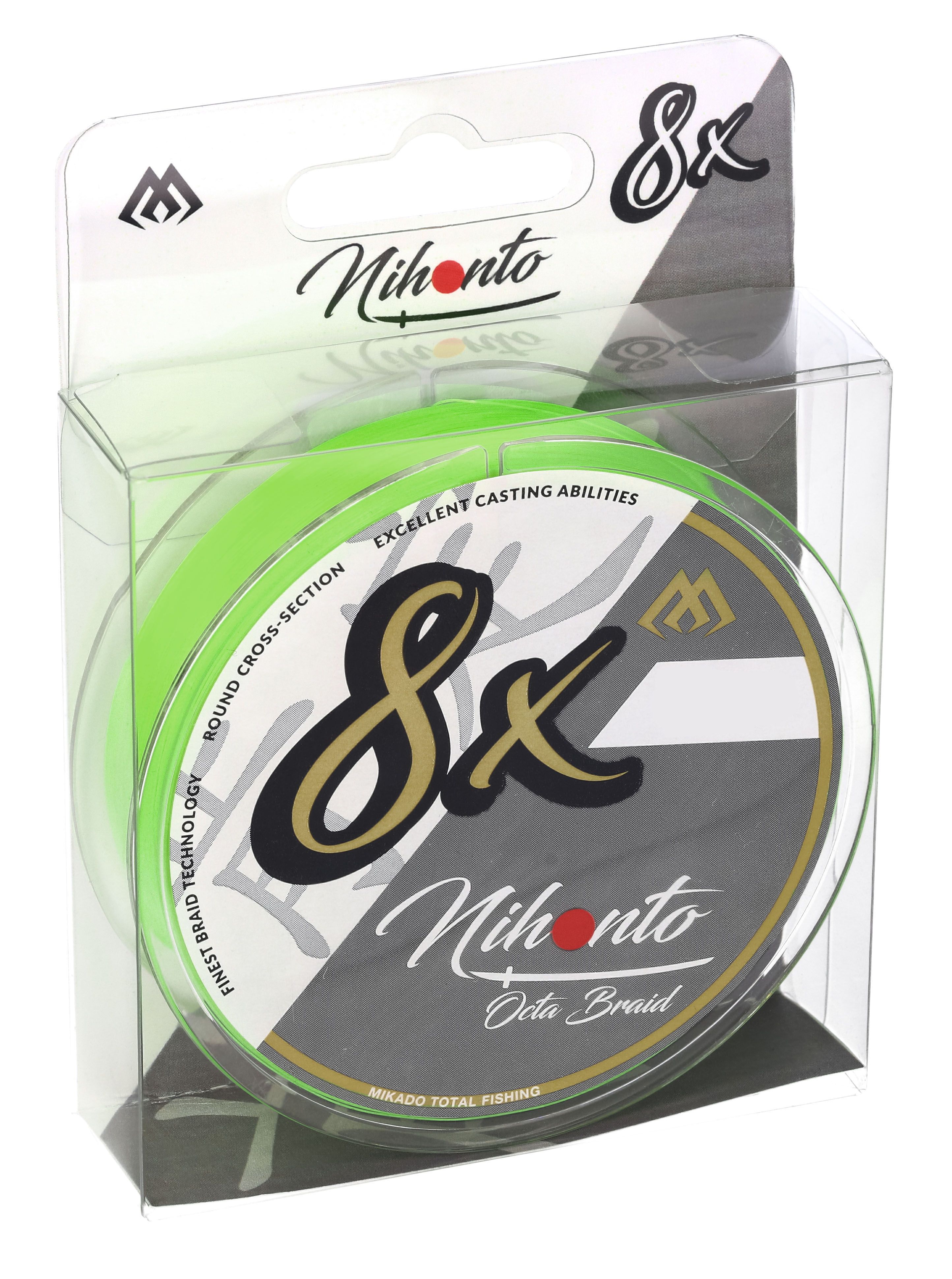 Mikado NIHONTO OCTA BRAID - 0.14mm/10.15kg/150m - FLUO