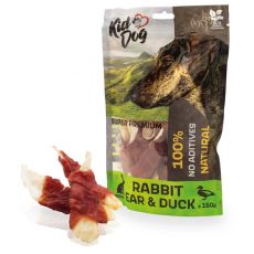 Kid Dog Super Premium 100% Kačacie prsia na králičom uchu 150 g
