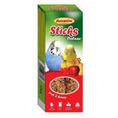 Avicentra Deluxe tyčinky pre andulky - ovocie a med, 2 ks
