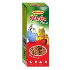 Avicentra Deluxe tyčinky pre andulky - ovocie a med, 2 ks