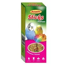 Avicentra Deluxe tyčinky pre andulky - vitam&iacute;ny a med, 2 ks