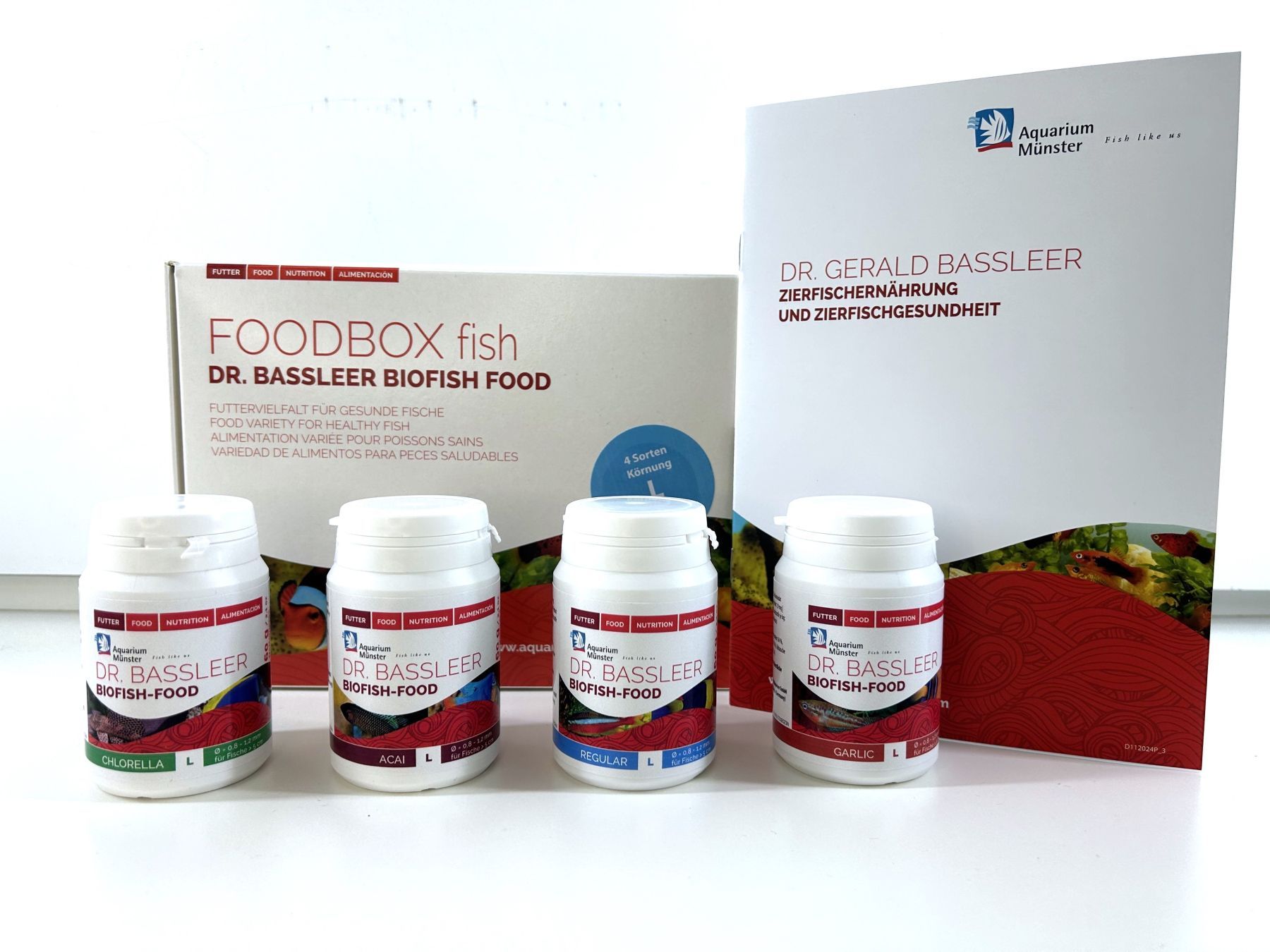 Aquarium Münster DR. BASSLEER BIOFISH FOODBOX MIX L 4 x 60 g