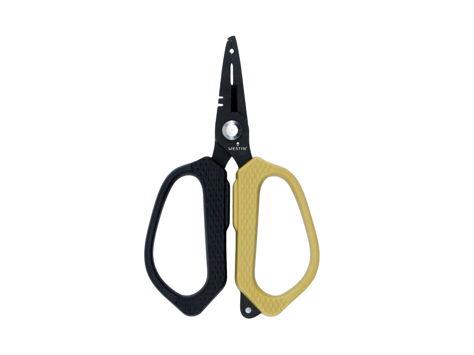 Westin BRAID SCISSOR & SPLITRING PLIER STAINLESS Black/Sand 12.5cm