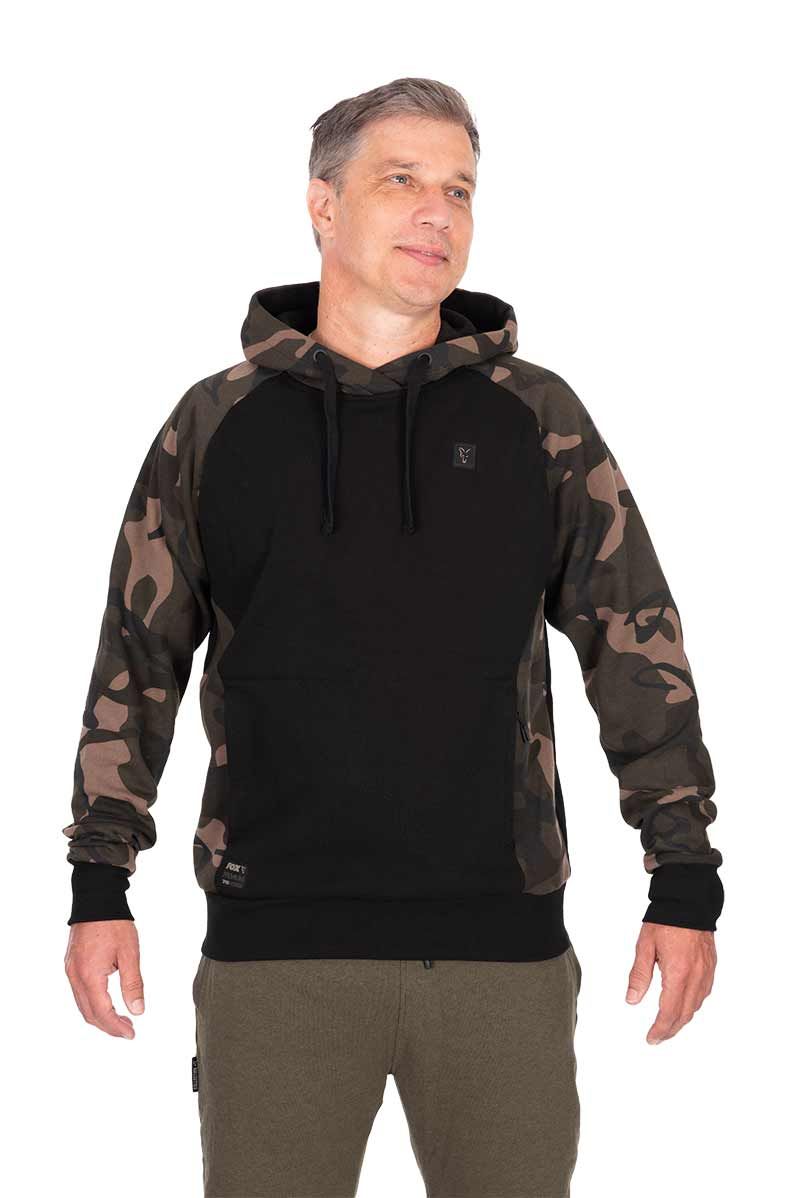 FOX Black / Camo pullover premium 310 hoodie - M