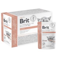 Brit Cat Gluten & Grain-Free Veterinary Diet Renal pouch 12 x 85 g