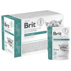 Brit Cat Gluten & Grain-Free Veterinary Diet Sterilised pouch 12 x 85 g