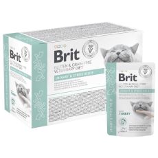 Brit Cat Gluten & Grain-Free Veterinary Diet Urinary & Stress Relief pouch 12 x 85 g
