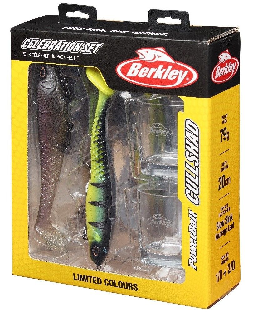 Berkley Swigs For Bigs Gift Pack 2x Cullshad 20cm