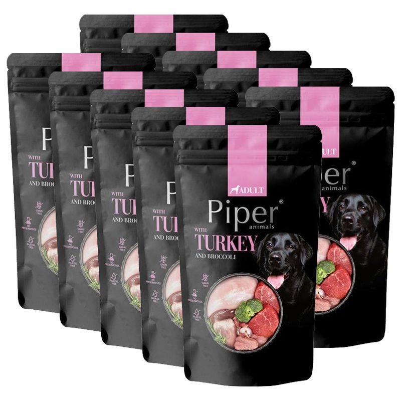 Kapsička Piper Adult morčacie a brokolica 10 x 150 g