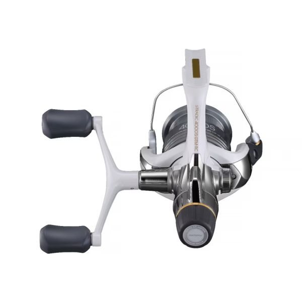 Shimano Stradic GTM-RC 4000S – Moulinet Argent/blanc – Capacité 6-10 Lbs – Récupération 95 Cm/tour – Pêche