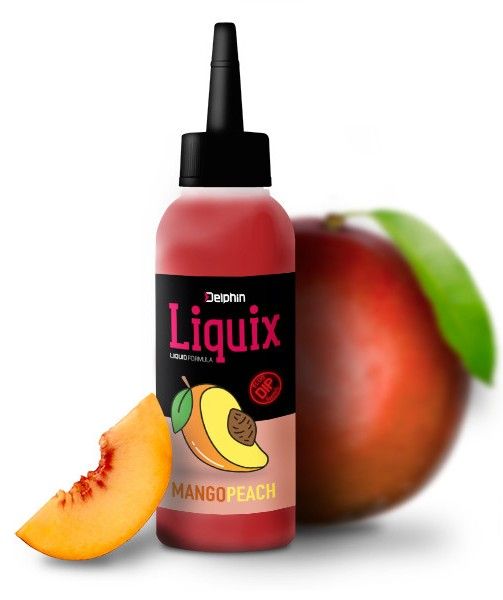 Delphin Fluo dip D SNAX LiquiX / 100ml Mango-Peach
