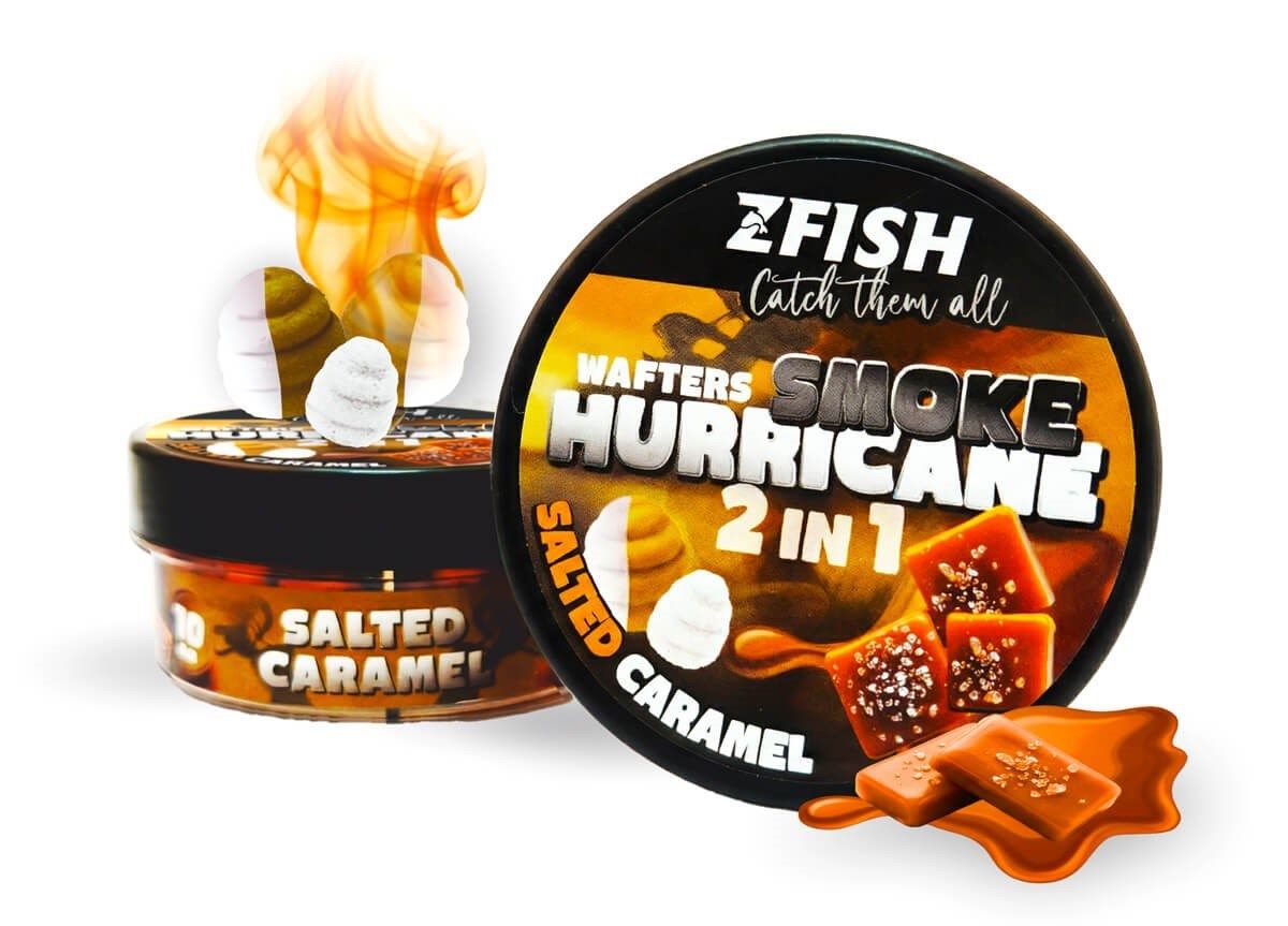 ZFISH Smoke Hurricane Wafters 2in1 8-10mm 30g Salted Caramel