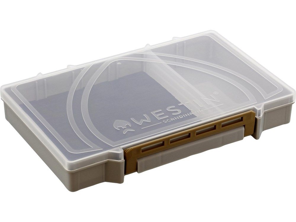 Westin W3 TACKLE BOX Grey/Clear 25x16.5x3.6cm S3