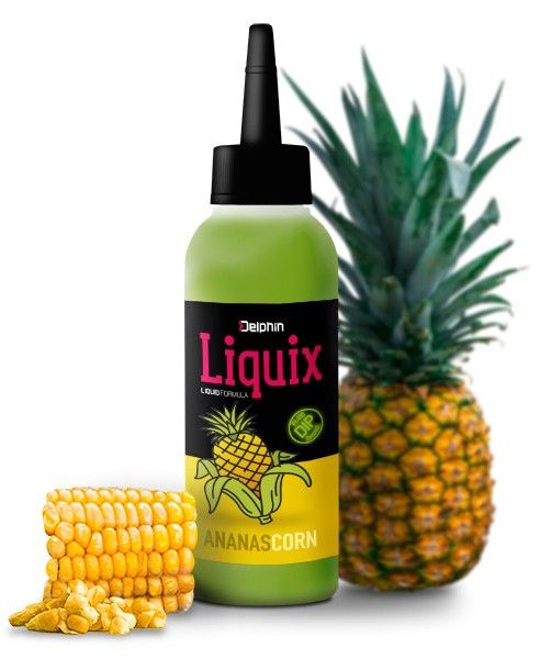 Delphin Fluo dip D SNAX LiquiX / 100ml Corn–Pineapple