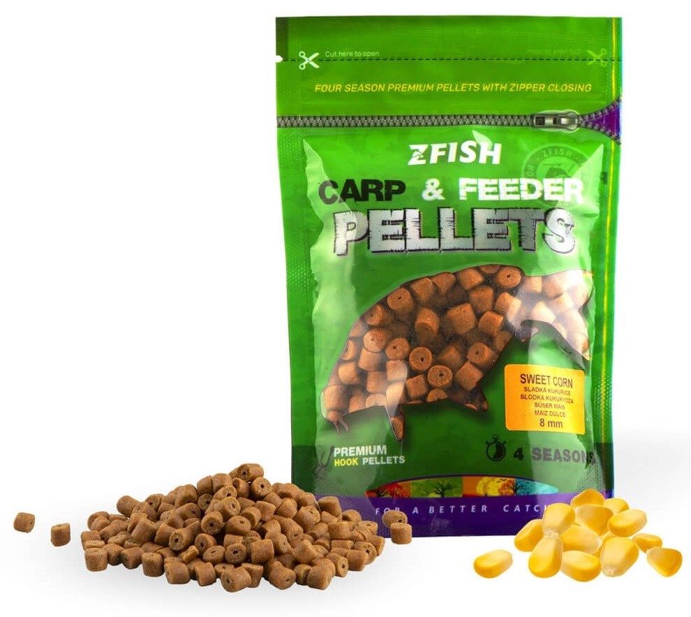 ZFISH Carp & Feeder Hook Pellets Sweet Corn 8 mm / 200 g