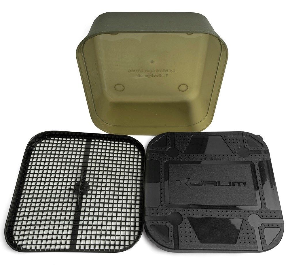 Korum Maggot Tub and Riddle 2Pt/1.2L