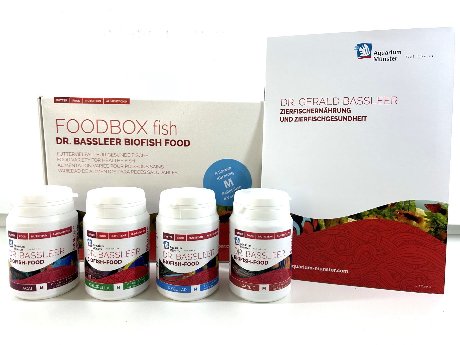 Aquarium Münster DR. BASSLEER BIOFISH FOODBOX MIX M 4 x 60 g