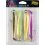 Fox Rage Zander Pro Shad Loaded Mixed UV colour pack 7.5cm 5g 1/0 jig head x 4