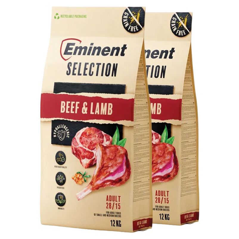 Eminent Selection Adult Beef & Lamb 2 x 12 kg