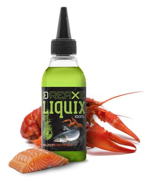 Delphin Fluo dip D SNAX LiquiX / 100ml Salmon Crayfish