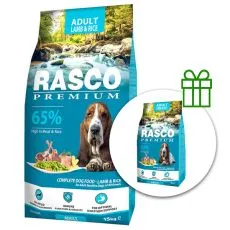 RASCO PREMIUM Adult Lamb & Rice 15+3 kg ZADARMO