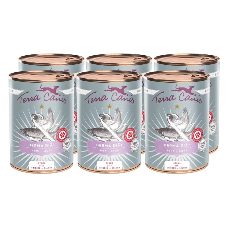 Terra Canis Derma Diet Chicken & Salmon 6 x 400 g