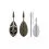 ZFISH Method Feeder Set Feeda X 30,40g + mould