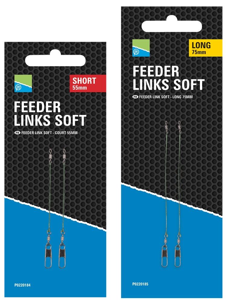 Preston Feeder Links Soft 2x Long 75mm