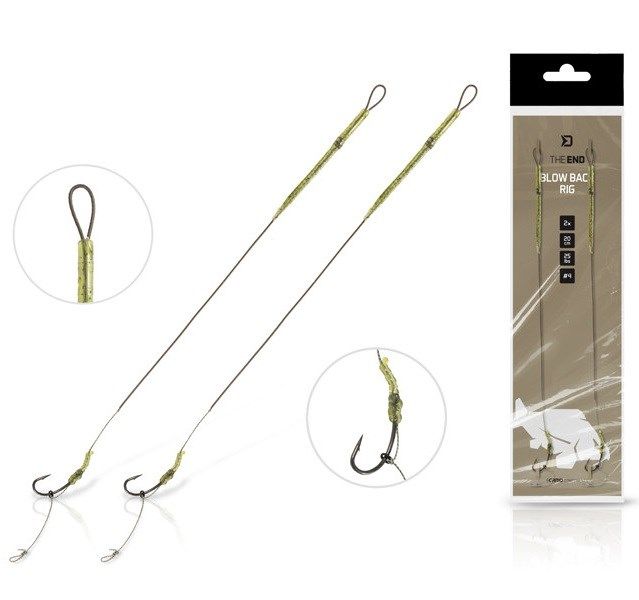 Delphin THE END Blow back rig 2x 20cm/25lbs/6