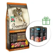 Primordial GF Adult All Breed Wild Boar & Lamb 12 kg + 3 x konzerva ZADARMO