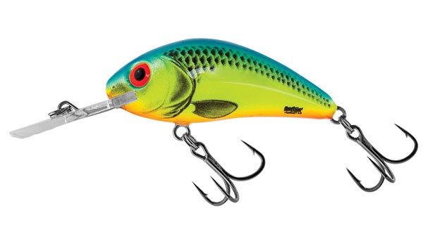 Salmo Rattlin Hornet Floating 6.5cm Chartreuse Blue