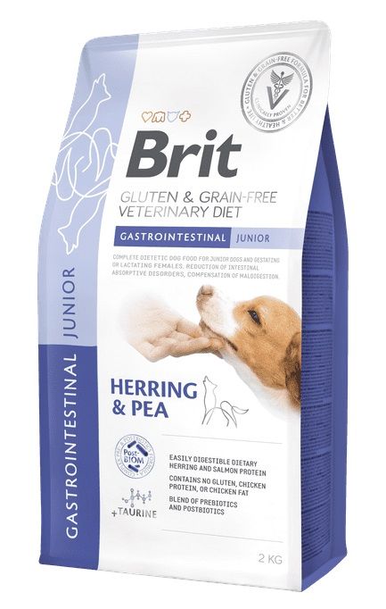 Brit Veterinary Diets GF dog Gastrointestinal Junior 2 kg