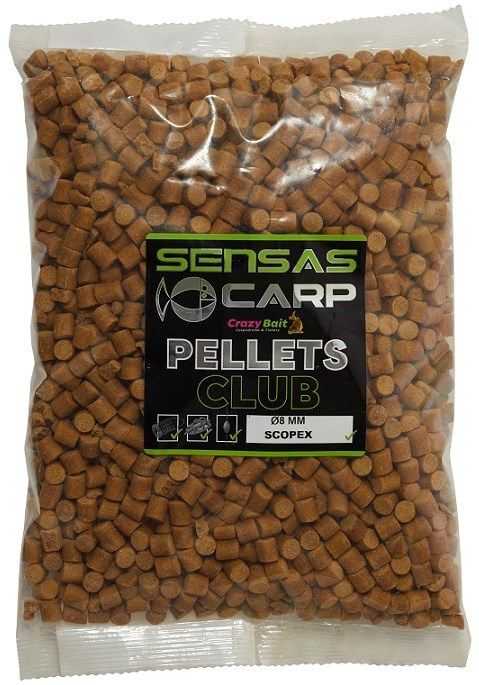 Sensas CARP Pellets Club 4mm/800g Scopex