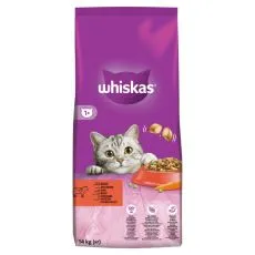 WHISKAS s hov&auml;dz&iacute;m m&auml;som 14 kg - PO&Scaron;KODEN&Yacute; OBAL