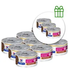 Hill's Prescription Diet GI Biome Stew Starostlivosť o tr&aacute;venie konzerva pre mačky 82 g, 9+3 ZADARMO