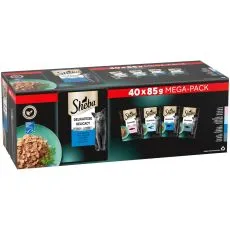 Sheba Delicacy kapsičky Ryb&iacute; v&yacute;ber v žel&eacute; 40 x 85 g