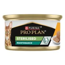 PRO PLAN Sterilised Maintenance pa&scaron;t&eacute;ta pre mačky kura 85 g