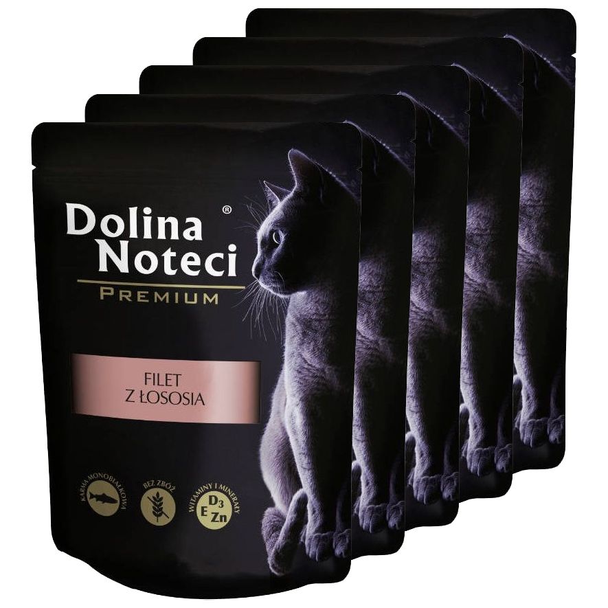 Dolina Noteci Premium Cat Fillet from Salmon 5 x 85 g