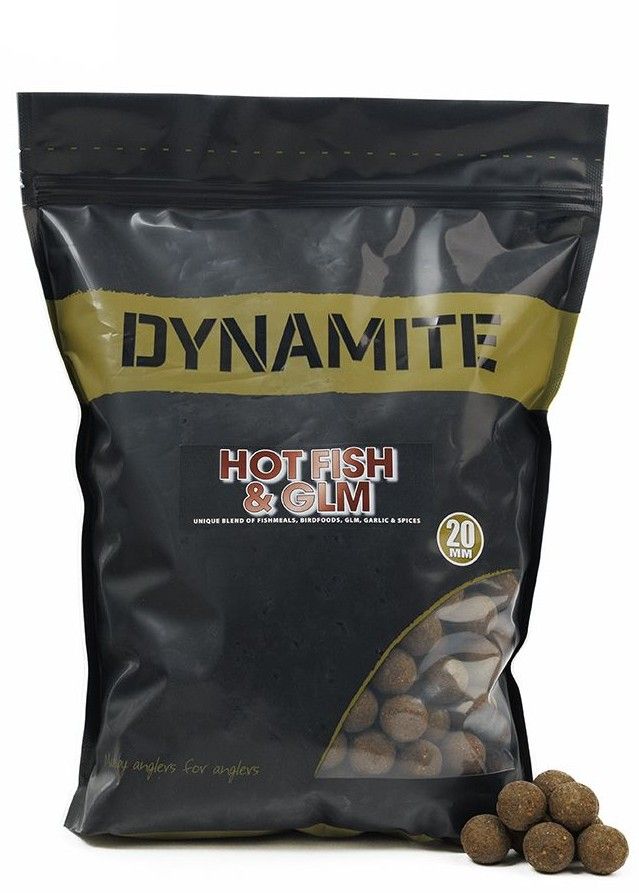 Dynamite Baits HOT FISH & GLM Boilies 1.8kg/20mm