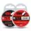 SPOMB Tapered Braided Leaders 0,18-0,35mm/3x10m RED