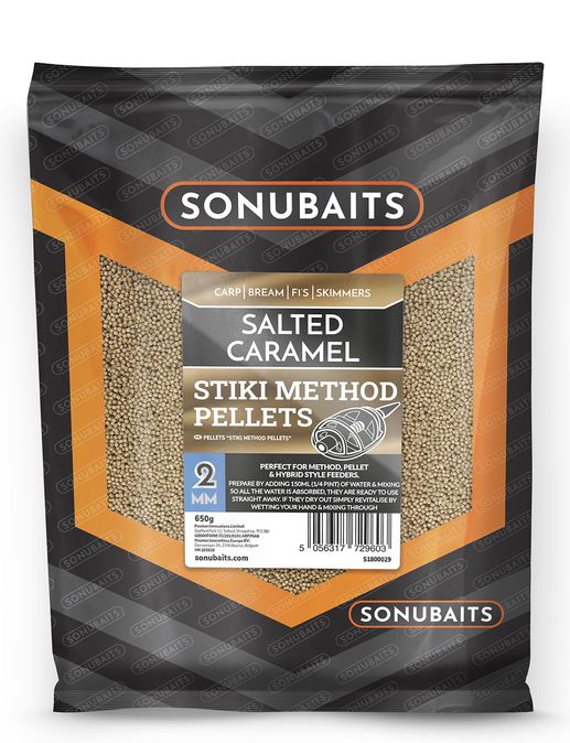 Sonubaits STIKI SALTED CARAMEL Method Pellets 2mm/650g