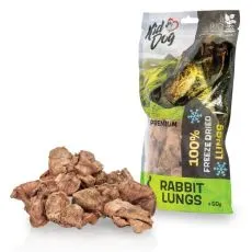 Kid Dog Super Premium 100% Kr&aacute;lik pľ&uacute;ca su&scaron;en&eacute; mrazom 50 g