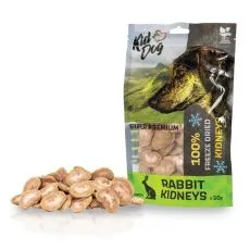 Kid Dog Super Premium 100% Kr&aacute;lik obličky su&scaron;en&eacute; mrazom 50 g